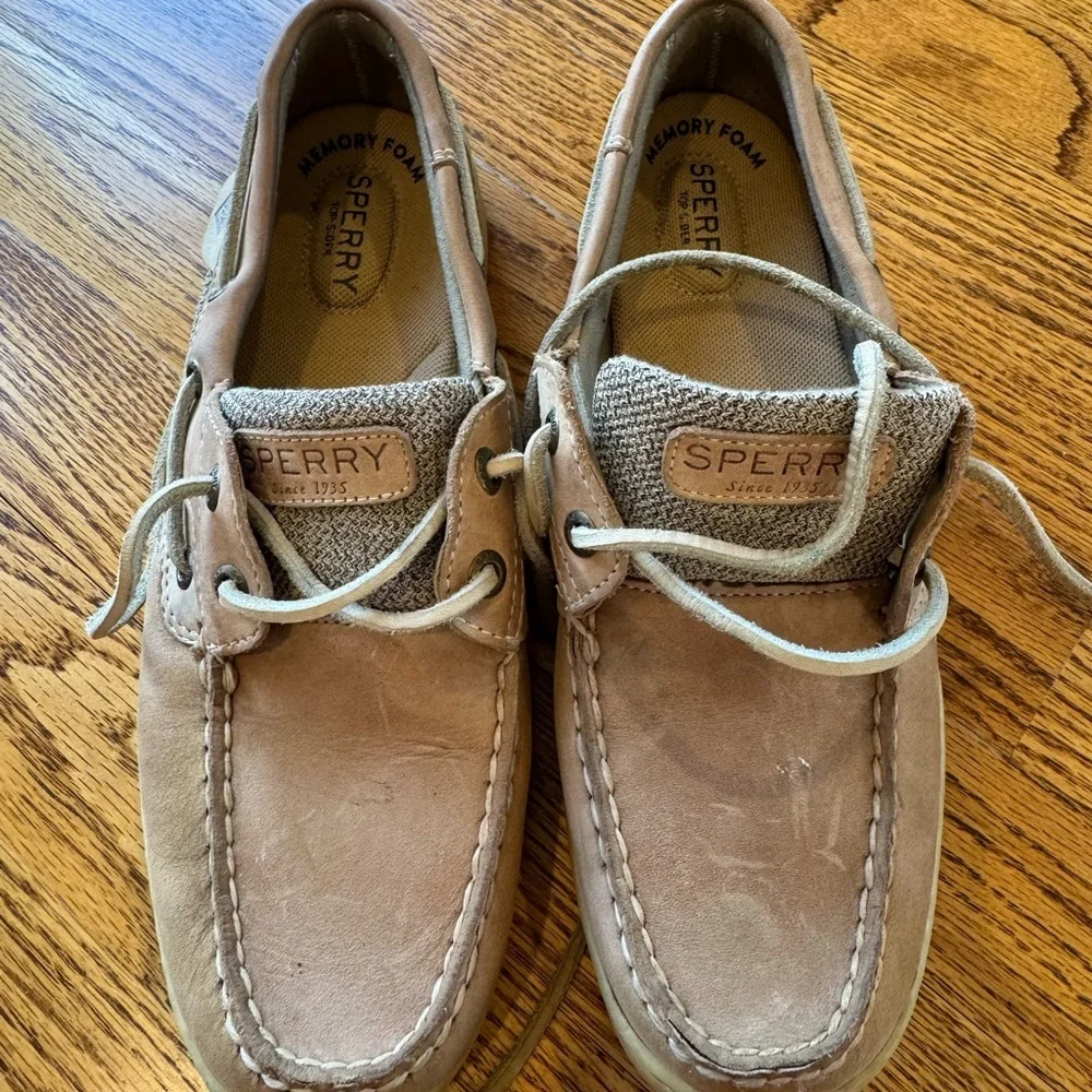 Sperry‎ Women's Tan Boat Shoes, Size 8.5